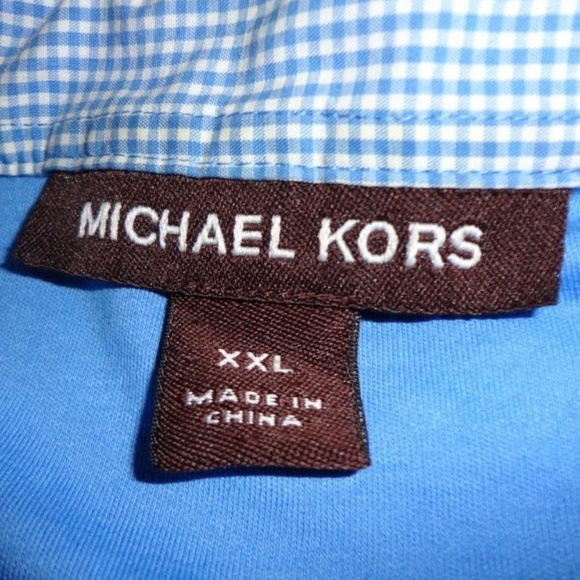 XXL Michael Kors MK Short Sleeve Polo Shirt - Picture 3 of 3